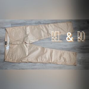 Bel & Bo Champagne Shimmer Jean Pants XL (46/13) NEW